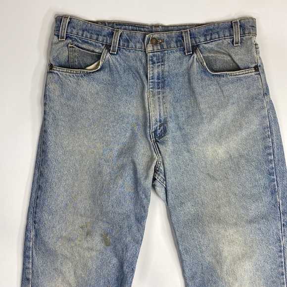 Vintage Levi's 540 Straight Leg Jeans 36x32 USA Leather Tab - Picture 2 of 14